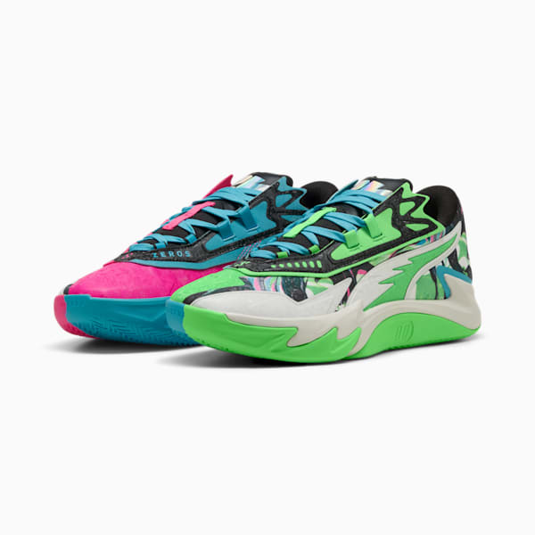 Tenis de basquetbol Scoot Zeros, Bright Aqua-Feather Gray, extralarge
