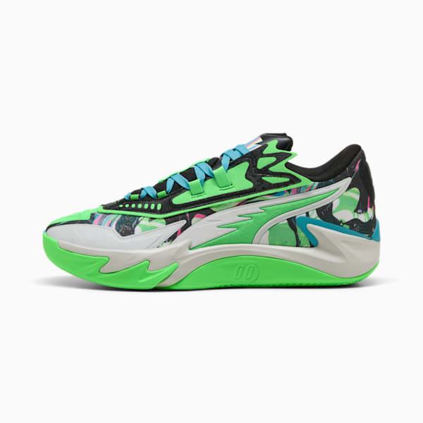 Tenis de basquetbol Scoot Zeros, Bright Aqua-Feather Gray, extralarge