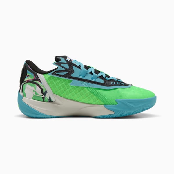 Tenis de basquetbol Scoot Zeros, Bright Aqua-Feather Gray, extralarge