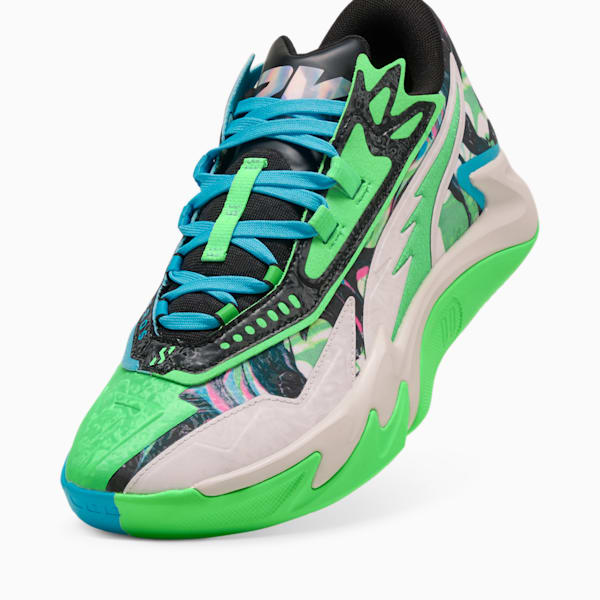 Tenis de basquetbol Scoot Zeros, Bright Aqua-Feather Gray, extralarge