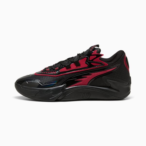 メンズ SCOOT ZEROS II SCRRT バスケットボールシューズ, Dark Crimson-PUMA Black, extralarge-JPN