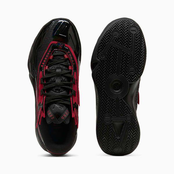 メンズ SCOOT ZEROS II SCRRT バスケットボールシューズ, Dark Crimson-PUMA Black, extralarge-JPN