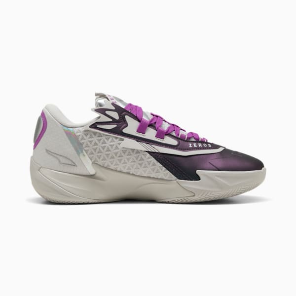 Chaussures de basketball Scoot Zeros II Sterling Homme, Feather Gray-Wild Berry, extralarge