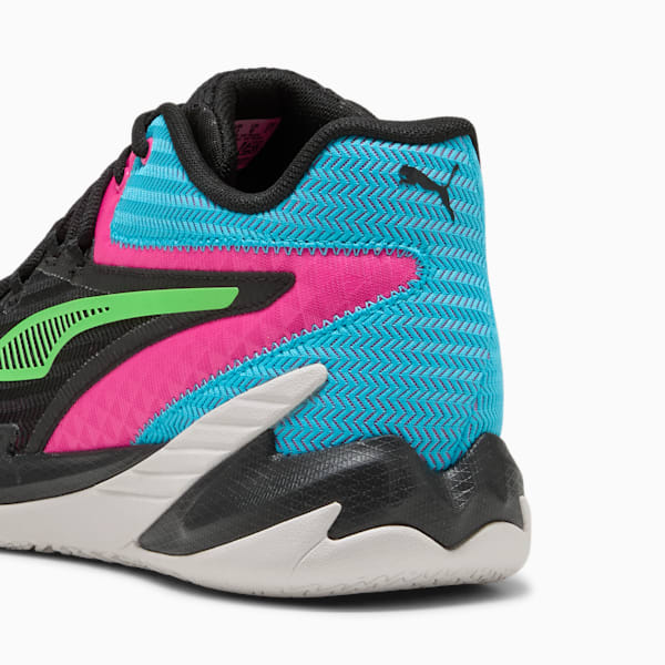 Chaussures de basketball Dagger Homme, PUMA Black-Fluro Pink Pes, extralarge