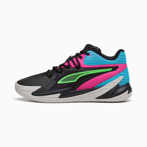 Chaussures de basketball Dagger Homme, PUMA Black-Fluro Pink Pes, extralarge