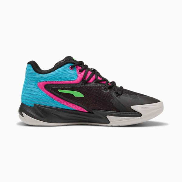 Dagger Men's Basketball Shoes, PUMA Black-Fluro Pink Pes, extralarge