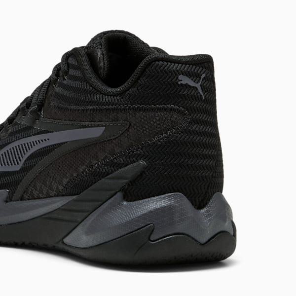 Tenis de básquet The Dagger, PUMA Black-Galactic Gray, extralarge