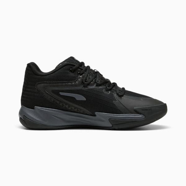 Dagger Men's Basketball Shoes, PUMA Black-Galactic Gray, extralarge