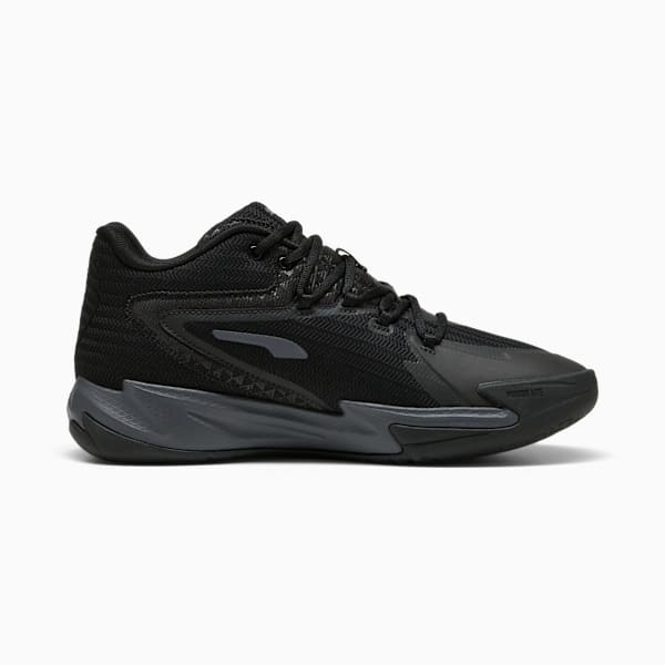 Tenis de básquet The Dagger, PUMA Black-Galactic Gray, extralarge