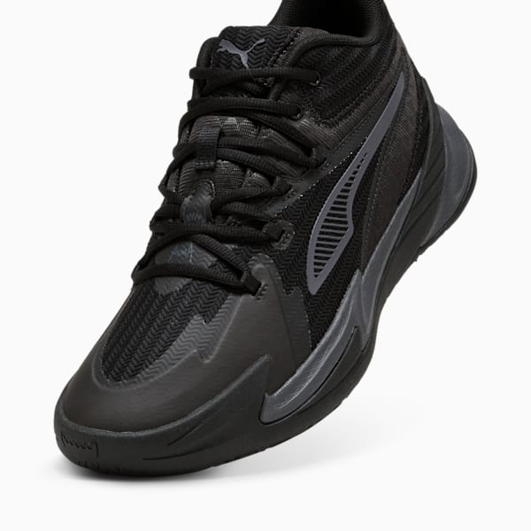 Dagger Men's Basketball Shoes, PUMA Black-Galactic Gray, extralarge