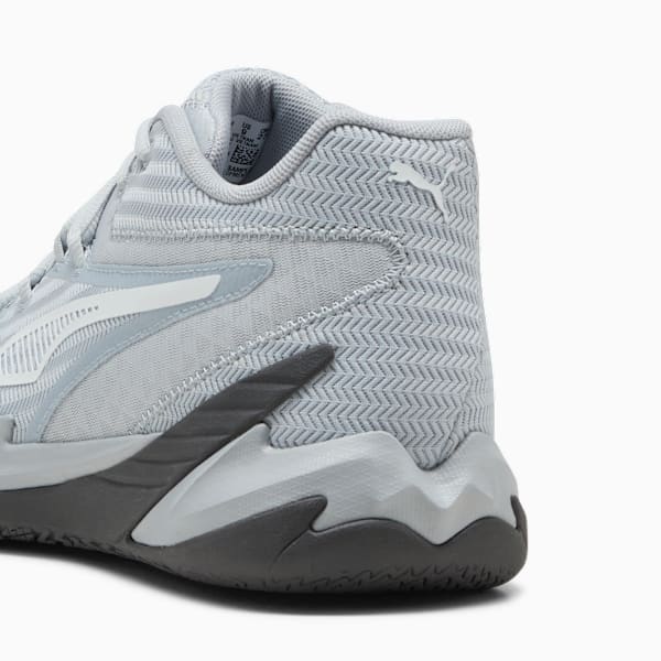 Dagger Men's Basketball Shoes, Platinum Gray-Dusky Gray-PUMA White, extralarge