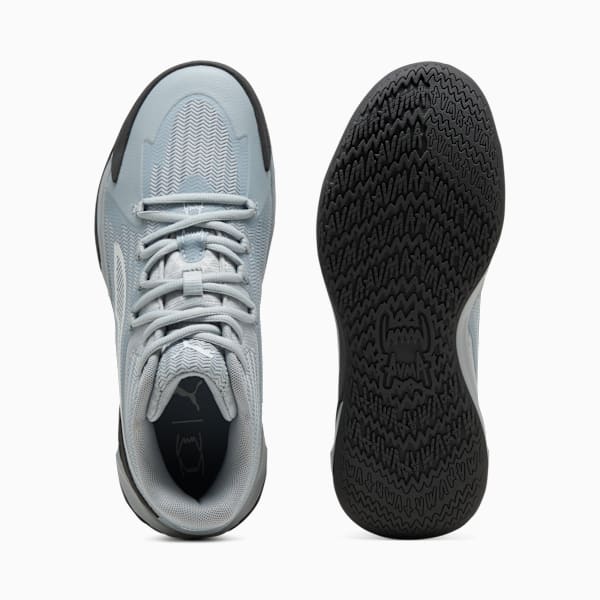 Dagger Men's Basketball Shoes, Platinum Gray-Dusky Gray-PUMA White, extralarge