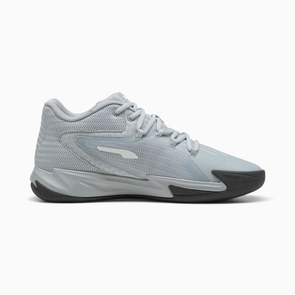 Dagger Men's Basketball Shoes, Platinum Gray-Dusky Gray-PUMA White, extralarge