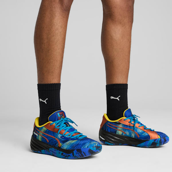 Tenis de básquetbol para hombre SQD Dylan Exhibit All-Pro NITRO™, Vivid Blue-Tropical Blue, extralarge