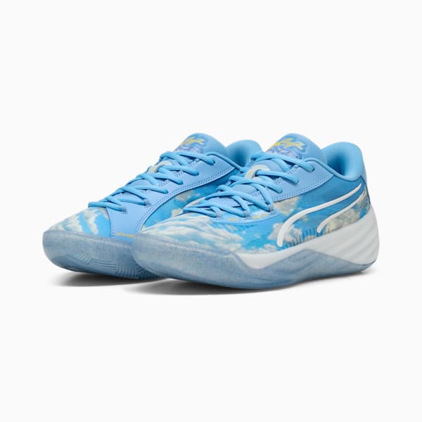 All-Pro NITRO™ Dennis Schroder Basketball Shoes, Team Light Blue-PUMA White, extralarge