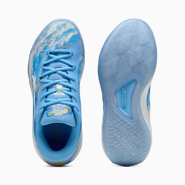 All-Pro NITRO™ Dennis Schroder Basketball Shoes, Team Light Blue-PUMA White, extralarge