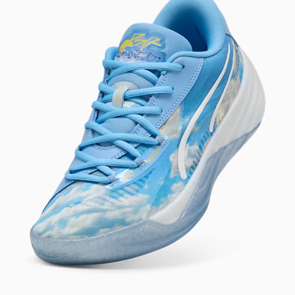 All-Pro NITRO™ Dennis Schroder Basketball Shoes, Team Light Blue-PUMA White, extralarge