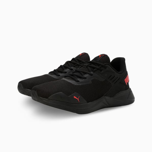 Disperse XT 2 Men's Training Shoes, PUMA Black-Burnt Red, extralarge-IND