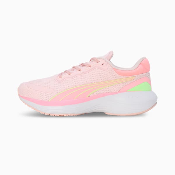 Cyclonite Pro Women's Running Shoes, Frosty Pink-Speed Green, extralarge-IND