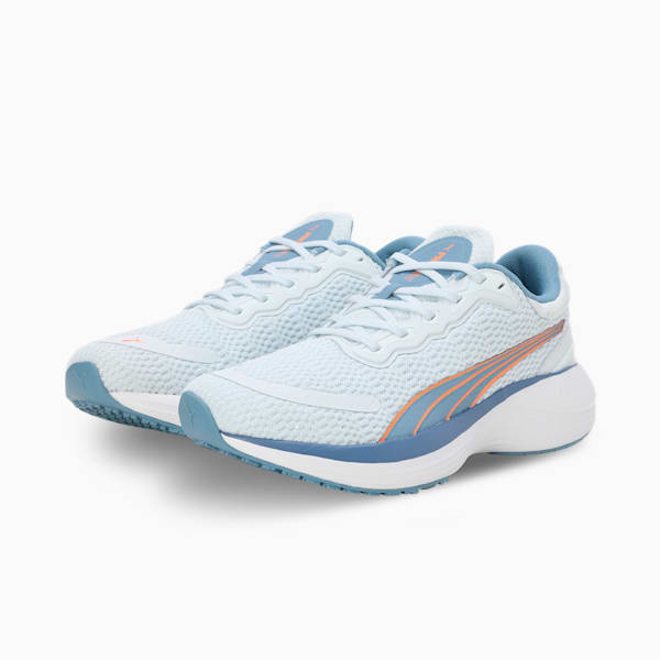 Cyclonite Pro Women's Running Shoes, Dewdrop-Zen Blue-Neon Citrus, extralarge-IND