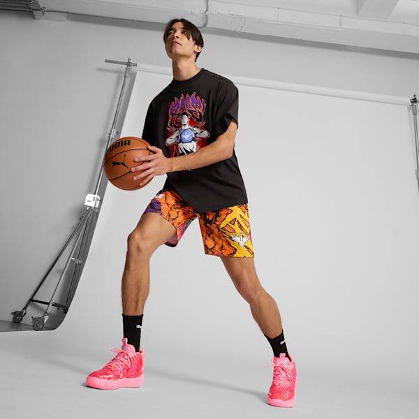 PUMA x LAMELO BALL MB.03 Mama Men's Basketball Shoes, Sunset Glow-Garnet Rose, extralarge