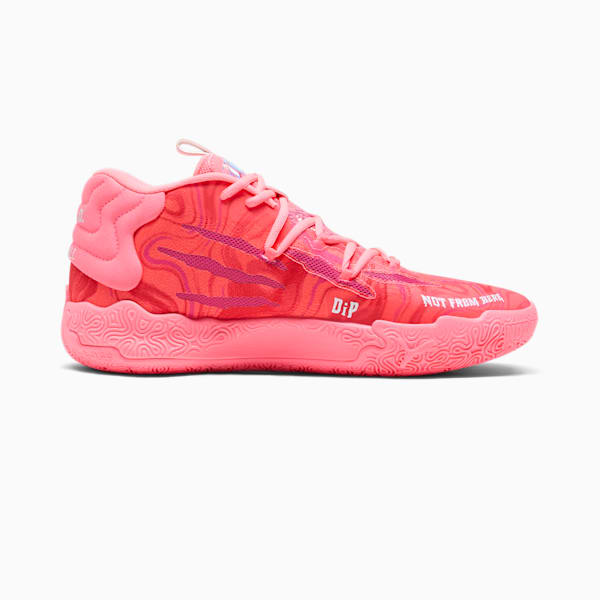 PUMA x LAMELO BALL MB.03 Mama Men's Basketball Shoes, Sunset Glow-Garnet Rose, extralarge