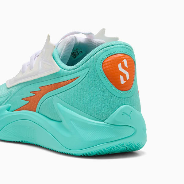 Scoot Zeros II Shift Basketball Shoes, Aquatic-Orange Poppy, extralarge