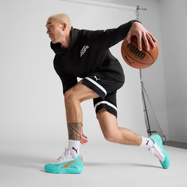 Scoot Zeros II Shift Basketball Shoes, Aquatic-Orange Poppy, extralarge