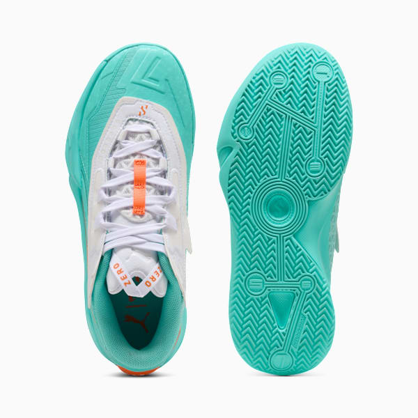 Scoot Zeros II Shift Basketball Shoes, Aquatic-Orange Poppy, extralarge