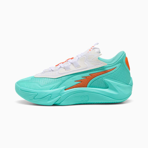 Scoot Zeros II Shift Basketball Shoes Big Kids, Aquatic-Orange Poppy, extralarge