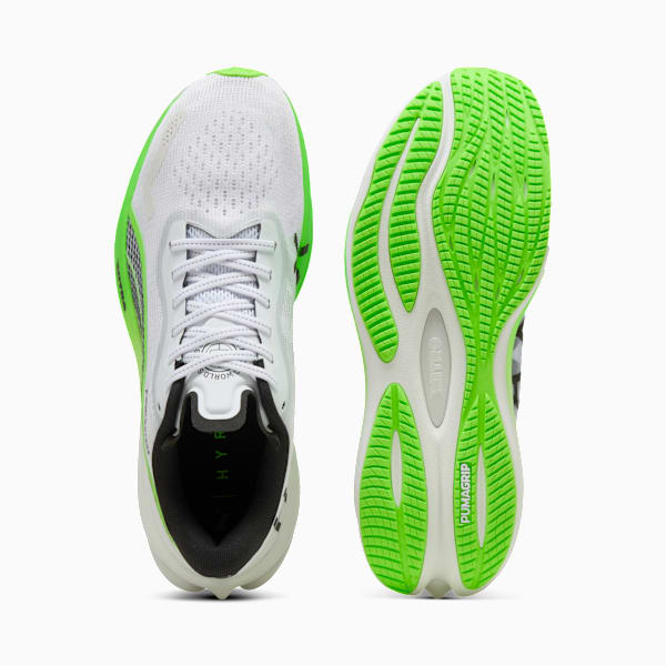 PUMA x HYROX Velocity NITRO™ 3 Running Shoes Men, PUMA White-Green Glare, extralarge