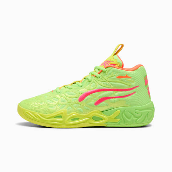 Tenis de básquet MB.04 Gem, Yellow Alert-Green Glare-Pink Alert, extralarge