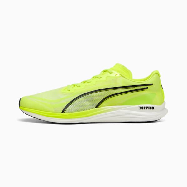 メンズ プロピオ ニトロ ランニングシューズ, Yellow Alert-PUMA Black, extralarge-JPN