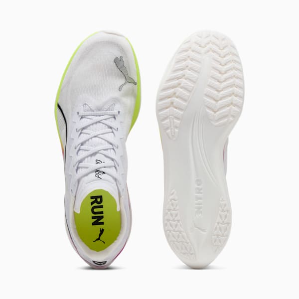 メンズ プロピオ ニトロ ランニングシューズ, PUMA White-Pure Magenta, extralarge-JPN