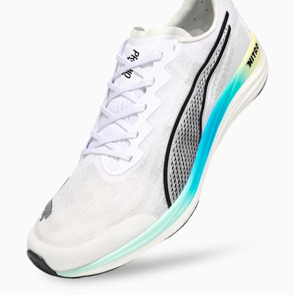 Propio NITRO™ Men's Running Shoes, PUMA White-Mint Melt, extralarge-IND