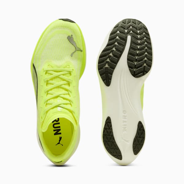 ウィメンズ プロピオ ニトロ ランニングシューズ, Yellow Alert-PUMA Black, extralarge-JPN