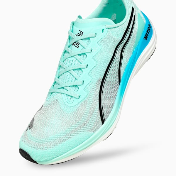 Propio NITRO™ Women's Running Shoes, Mint Melt-Speed Blue, extralarge-IND