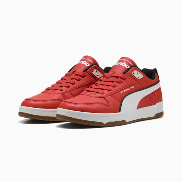 Tenis Porsche Legacy Rebound Game, Red Fire-PUMA White, extralarge