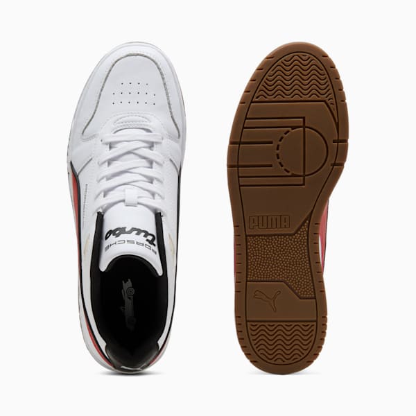 Tenis Porsche Legacy Rebound Game, PUMA White-Red Fire, extralarge