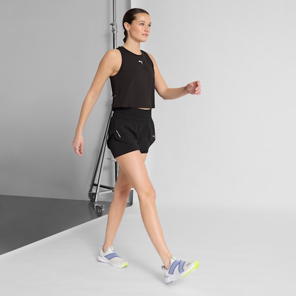 Tenis de running SOFTRIDE Harli para mujer, Warm White-Cool Weather-Blue Crystal, extralarge