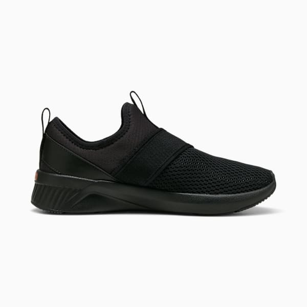 SOFTRIDE Harli Slip-On Running Shoes Women, PUMA Black-PUMA Black-Rose Gold, extralarge