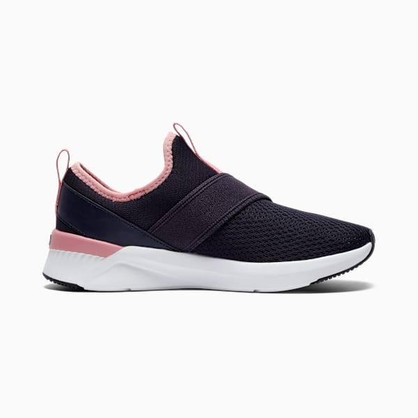 Chaussures de course à enfiler SOFTRIDE Harli Femme, New Navy-Poised Pink, extralarge
