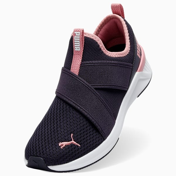 Chaussures de course à enfiler SOFTRIDE Harli Femme, New Navy-Poised Pink, extralarge