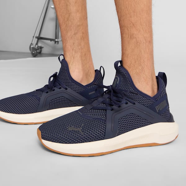 Tenis para correr para hombre SOFTRIDE Enzo 5 Lyfe, PUMA Navy-Warm White-Cool Dark Gray, extralarge