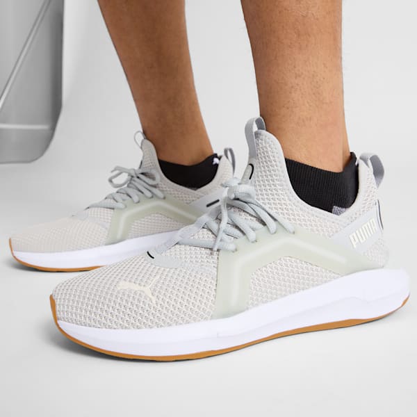 SOFTRIDE Enzo 5 Lyfe Men's Running Sneakers, Cool Light Gray-PUMA White-Warm White, extralarge