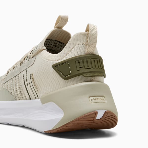 SOFTRIDE Symmetry Fuzion Running Shoes, Desert Dust-Alpine Snow-PUMA Olive, extralarge