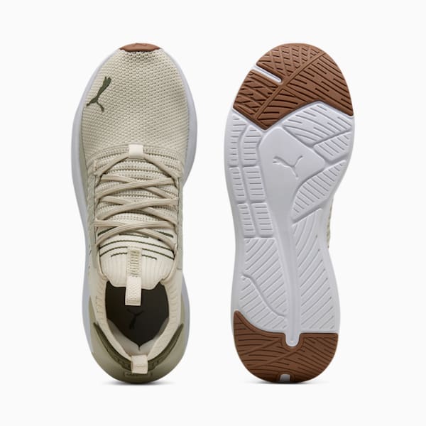 SOFTRIDE Symmetry Fuzion Running Shoes, Desert Dust-Alpine Snow-PUMA Olive, extralarge