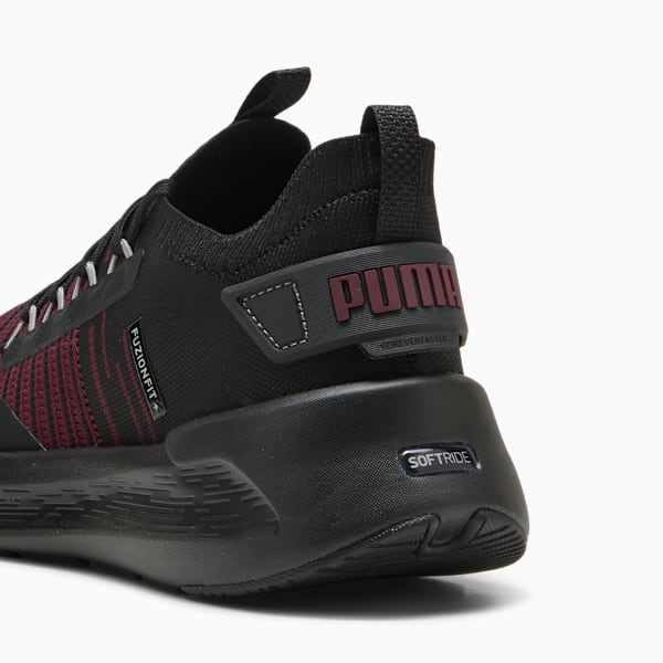 Tenis de running Softride Symmetry Fuzion, Ruby Shimmer-PUMA Black, extralarge