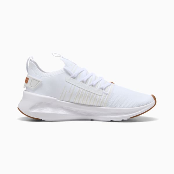 SOFTRIDE Symmetry Fuzion Running Shoes, PUMA White-Vapor Gray-Gum, extralarge