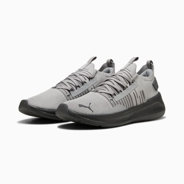 Tenis de running Softride Symmetry Fuzion, Gray Echo-Dusky Gray-PUMA White, extralarge